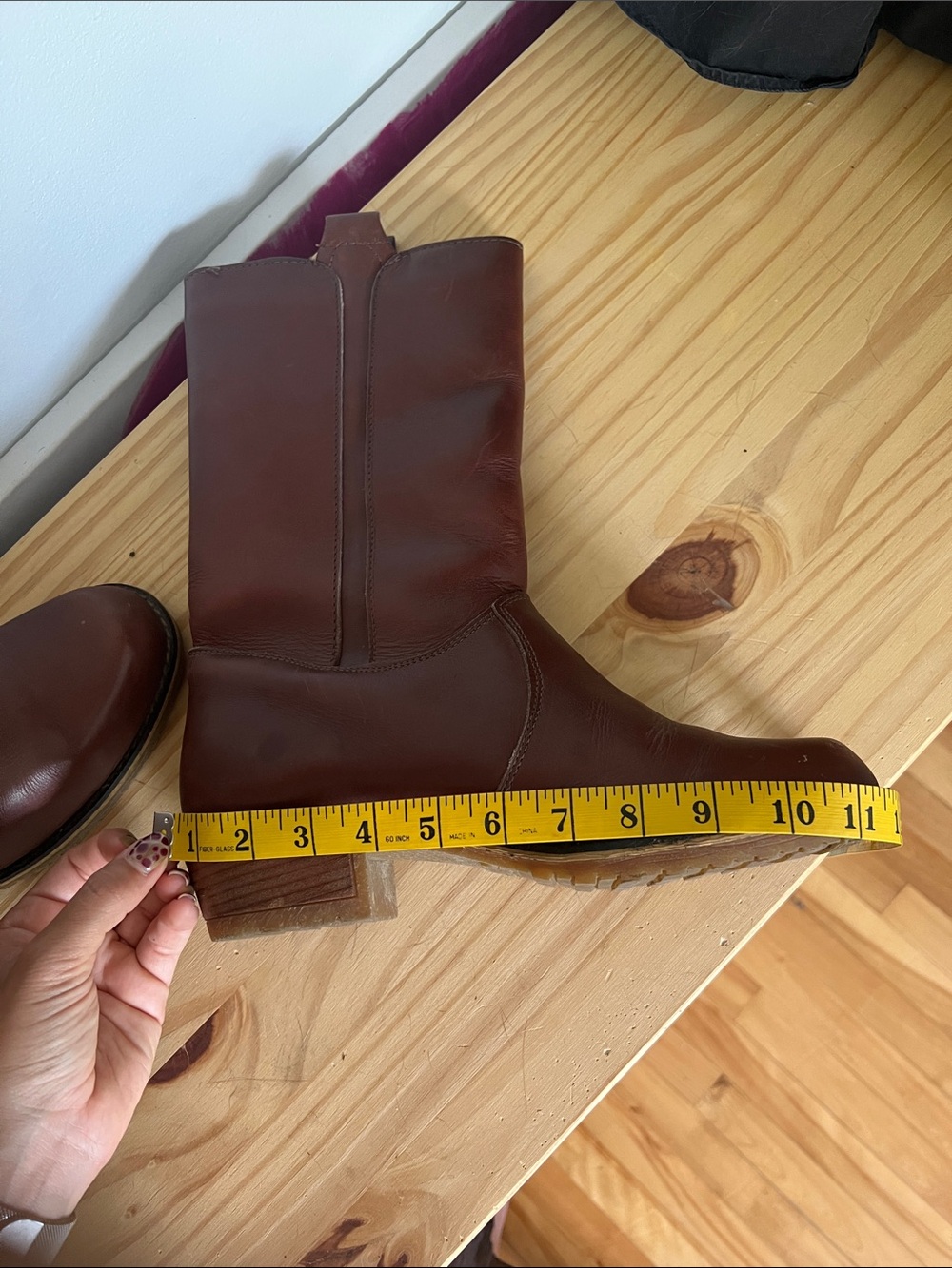 Blondo Campus Style Leather Stacked Heel Boots